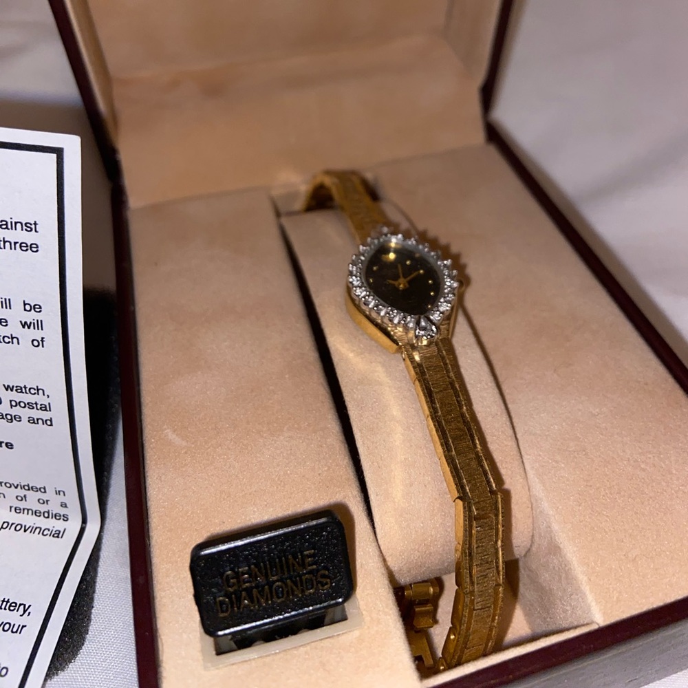 Jules Jürgensen diamond women’s watch with papers and box